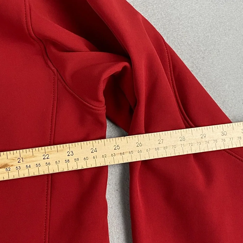 North Face Mens Apex Softshell Jacket XL dark red Ski Snowboard full zip